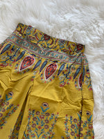 Load image into Gallery viewer, Printed Cotton Palazzo - Yellow
