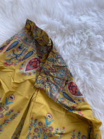 Load image into Gallery viewer, Printed Cotton Palazzo - Yellow
