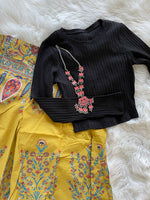 Load image into Gallery viewer, Printed Cotton Palazzo - Yellow
