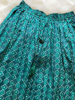 Load image into Gallery viewer, Block Printed Ajrakh Skirt - Teal
