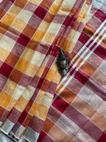 Load image into Gallery viewer, Linen by Linen Saree - Multicolor
