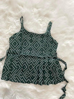 Load image into Gallery viewer, Bandhani Croptop - Bottle Green
