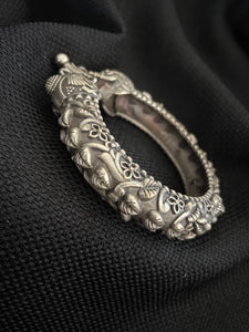 Antique German Silver Elephant Cuff