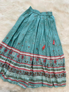 Printed Skirt - Blue