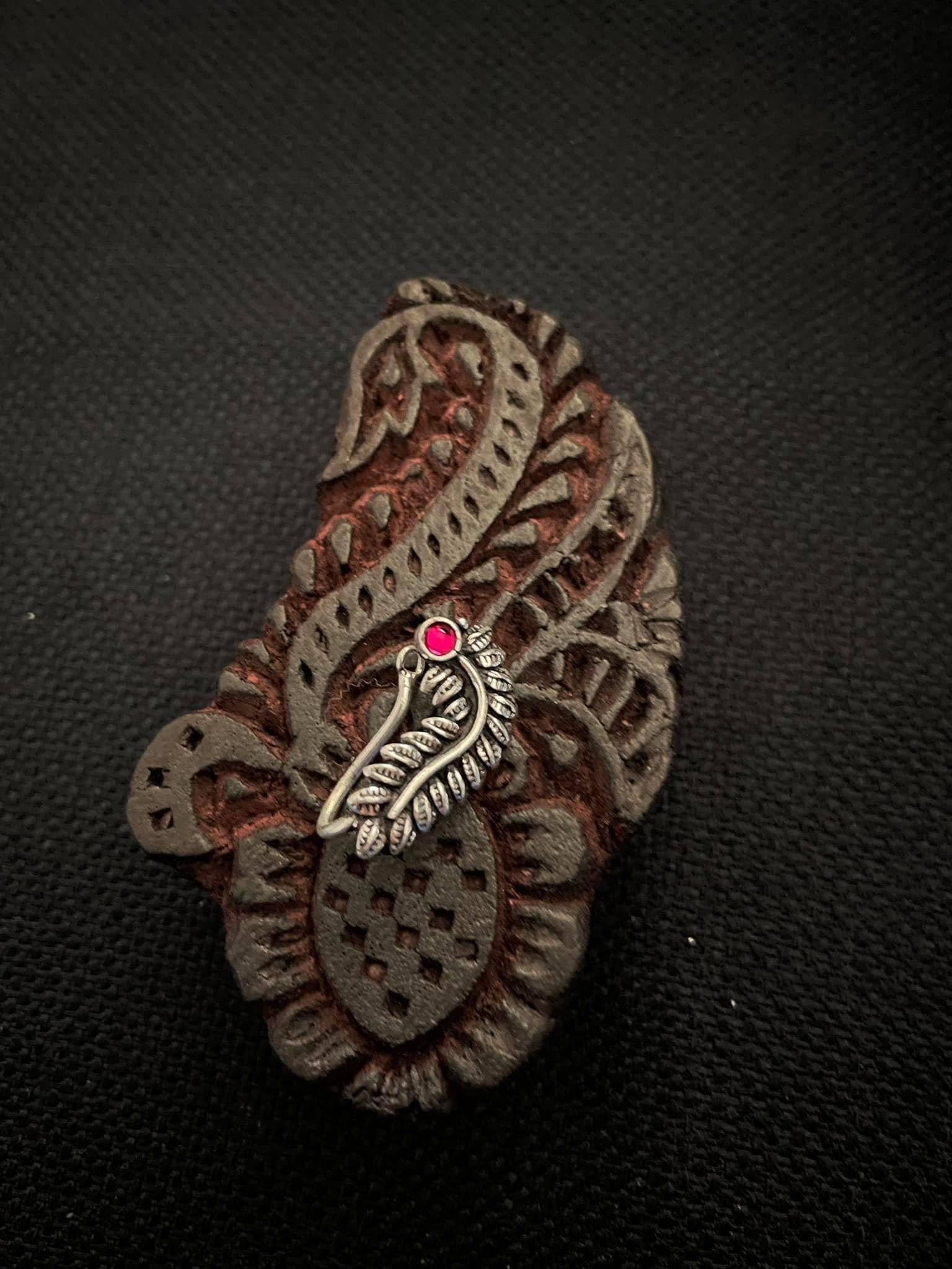 Antique Silver Nose Pin