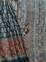 Load image into Gallery viewer, Block Print Ajrakh Modal Silk
