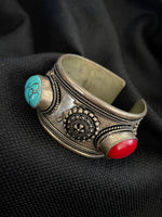 Load image into Gallery viewer, Antique German Silver Kutch Cuff
