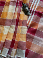 Load image into Gallery viewer, Linen by Linen Saree - Multicolor
